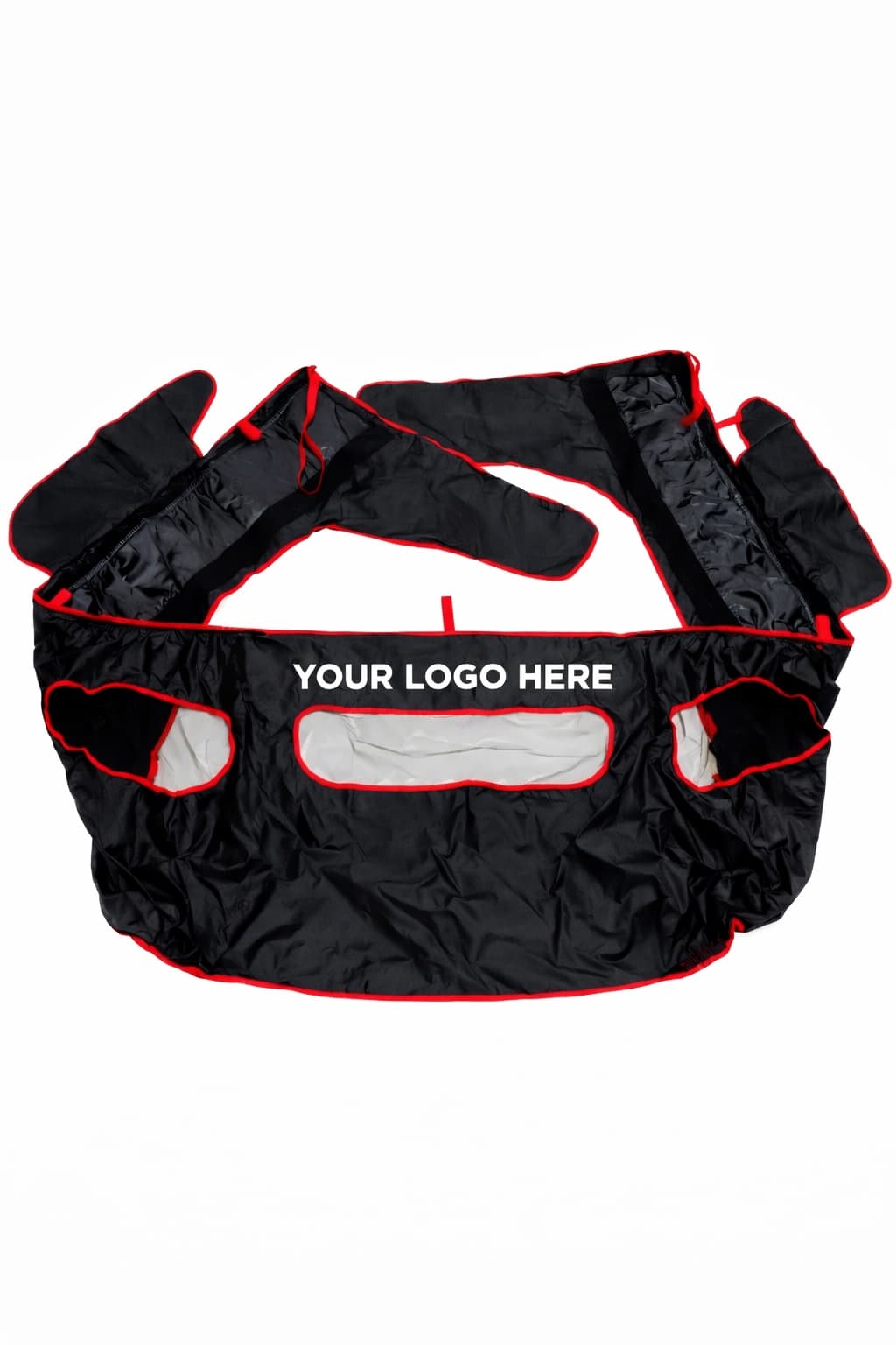 Front-end protection cover with logo printing