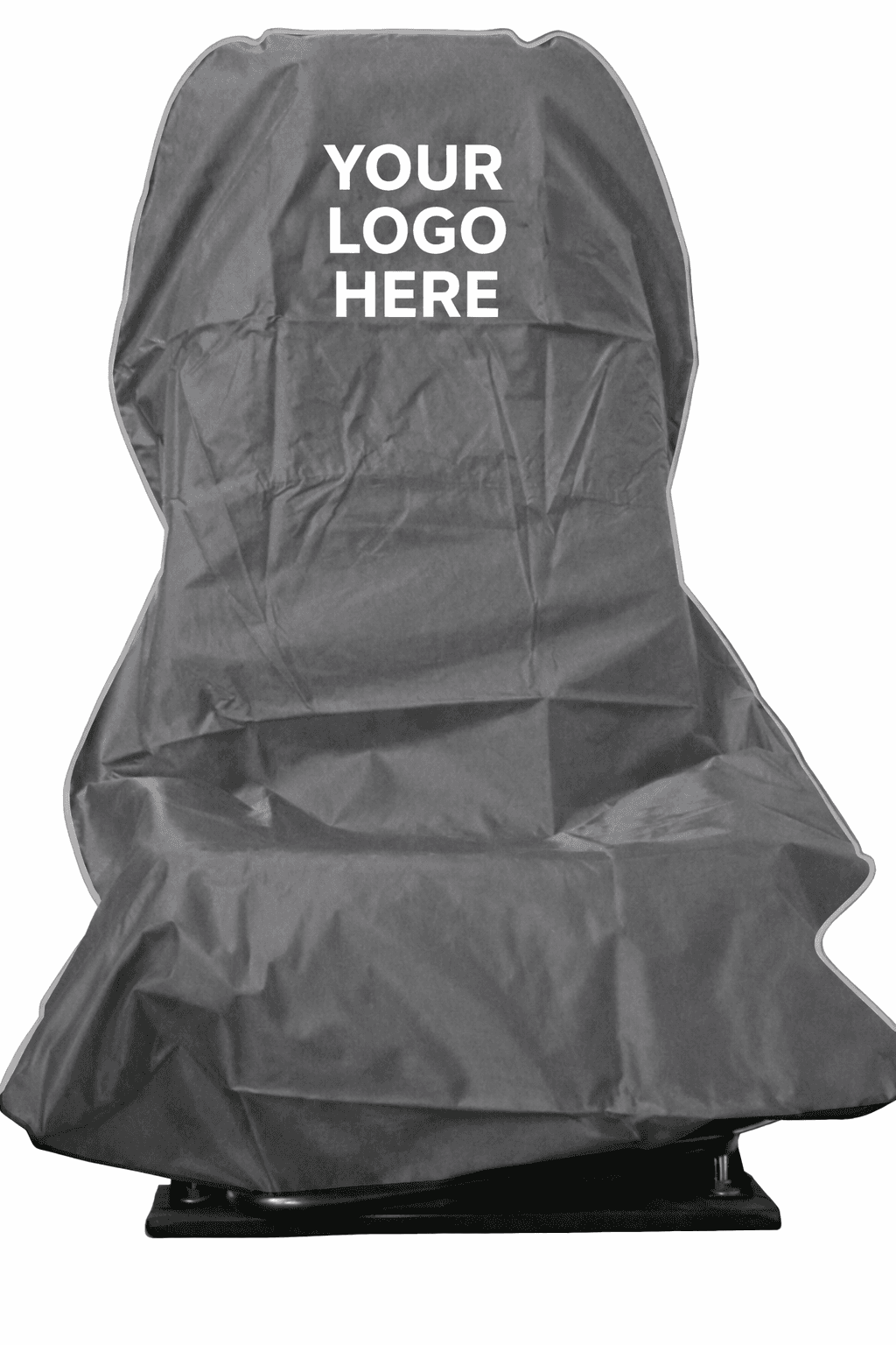 Gray reusable seat cover